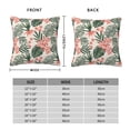 thumbnail image 3 of Rateoe Lilies Flowers Pattern Throw Pillow Cover Premium Pillow Stuffer Sham Square for Decorative Cushion Bed Couch Sofa(Pillow insert not included), 3 of 8