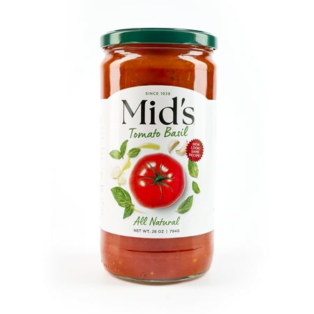 Mid s Premium All Natural Tomato Basil Sauce  28 oz  1 Pack