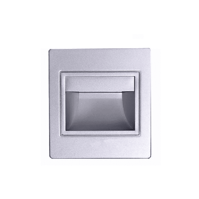 Lampara Led Empotrable Foco 1.5w Gris+Luz Calida