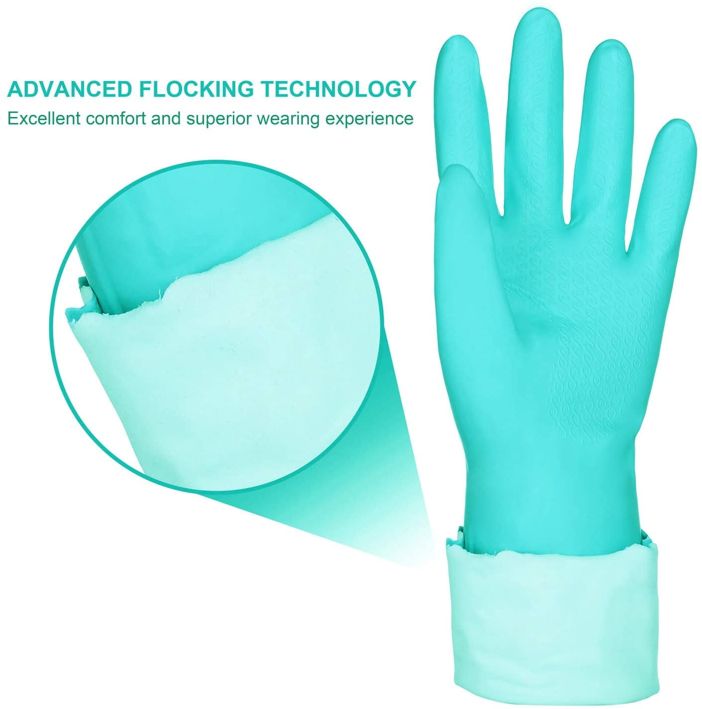 Lg Blue Rubber Gloves-Nixon - Flandangles Kitchen & Gift/Gibson's Fine  Linens