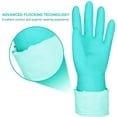 thumbnail image 3 of Elgood Reusable Dishwashing Gloves Non-Slip Rubber Gloves for Kitchen 2 Pairs (Blue &Purple, Medium), 3 of 5