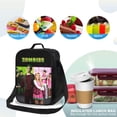 thumbnail image 4 of Zombio Character Lunch Bag Portable Insulation Lunch Box Multifunctional Reusable Tote Bag for Office Work Picnic Unisex, 4 of 8