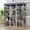 Gray, variant on CQSXDA 62.6 Inch Wooden Catio for Cats with Waterproof Cover, 2 Napping Houses, Platforms & Secure Metal Wire Shelter