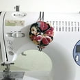 thumbnail image 4 of Euaioeiu Wrist Pin Cushion for Sewing, Wearable Needle Holder with Elastic Band for Quilting Embroidery Dressmaking DIY Craft Projects, Portable Fabric Pincushion for Home Studio Travel Gifts, 4 of 5