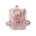 thumbnail image 2 of Aueoeo Clear Small Backpack For Men Women Shopping Bag Tote Shoulder Bag Fashion Handbag, 2 of 4
