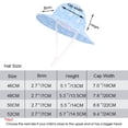 thumbnail image 3 of Xfvqtps Chapeau de Soleil d'Été pour Enfants Garçons Filles Imprimé Mignon Sangle Réglable Pliable Packale Plage Respirant Protection Solaire, 3 of 5