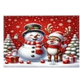 thumbnail image 2 of Goodw7 Linen Christmas Placemats, Festive Holiday Table Mats with Winter Themed Designs, Heat Resistant Sturdy Protectors for Family Dinner Party Home Decor, 2 of 4