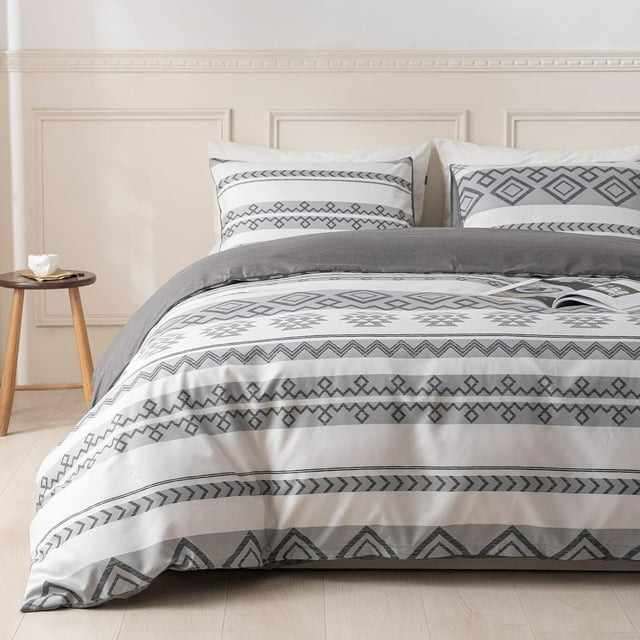 Duvet Cover Queen Tree Branches Pattern Bed Sets Ultra Soft Microfiber Bed Set Piece Breathable Queen Duvet Cover Set with Zipper Closure Corner Ties (x )