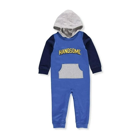 Carter's Baby Boys' Long Sleeve Handsome Hooded Jumpsuit 18 Months