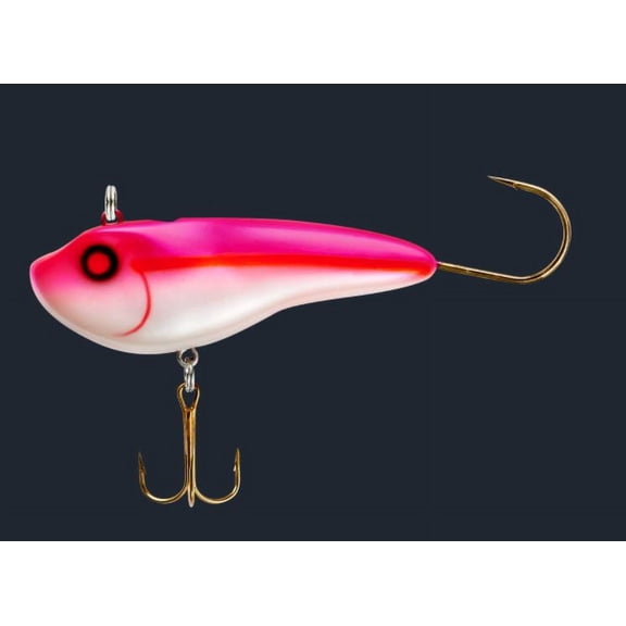 Lindy Glow Streak Ice Fishing Lure Pink Shad 2 in. 5/16 oz.