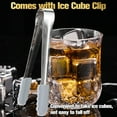 thumbnail image 6 of VEGCOO 12-Pack Stainless Steel Whiskey Stones - Reusable Ice Cubes with Tray & Tongs (Silver+Gold), 6 of 6