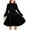 Black, variant on Arshiner Girls Black Dress Fall Long Sleeve Formal Church Tween Dresses 11-12 Years