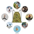 thumbnail image 6 of Sikiie Squirrel And Fox In The Forest Drawstring Backpack Drawstring Bags, Draw String Back Bag for Sports, Gym, Travel, Swimming, Beach-Small, 6 of 6
