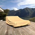 thumbnail image 5 of Budge Double Chaise Nutmeg Patio Chaise Cover, All-Seasons, 5 of 6