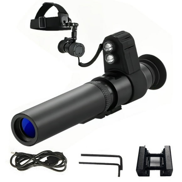 Cross Cursor Digital 8-24X Night Vision Monocular 850nm Infrared Scope for