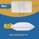 thumbnail image 5 of Alg 100% Talalay Latex Pillow, Extra Soft Latex Pillow For Sleeping (queen Size), Bed Pillow For Back, Side And Stomach Sleepers, Helps Relieve Should, 5 of 5