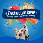 (2 pack) Purina Friskies Dry Cat Food Seafood Sensations With Salmon, Tuna, and Shrimp Flavors, 30 lb Bag