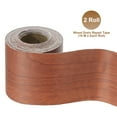 thumbnail image 3 of Cinta de reparación de grano de madera de 2 pulgadas x 66 pies, cinta de reparación texturizada autoadhesiva realista para pisos, puertas, mesas, gabinetes y escritorios, madera de roble rojo, 3 of 6