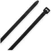 100 BLACK 15 Inch Nylon Cable Zip Ties Self Locking For Home Office, Garage Use Wholesale Bulk Lot