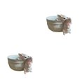 thumbnail image 4 of Toystoory Macetas de dibujos animados en forma de animales de resina, macetas duraderas para jardines, maceta de conejito de belleza, Type2 NO2, 4 of 6