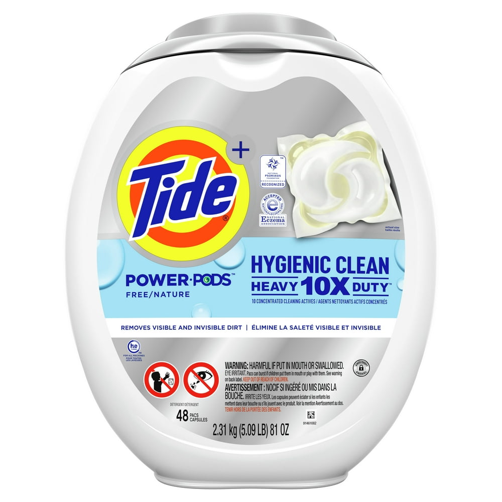 Tide Hygienic Clean Heavy Duty 10x Free Power PODS Liquid Laundry