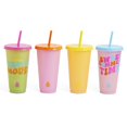 thumbnail image 1 of TAL Color Changing Cups 4-Pack includes Lid and Straw, 1 of 3