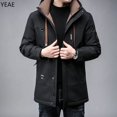 thumbnail image 4 of Chaqueta de plumón para hombre, con relleno de plumón de pato, forro extraíble, chaquetas de invierno de marca para hombre, abrigos de invierno para hombre, saco informal para hombre, 4 of 5