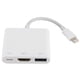 thumbnail image 1 of Adaptador Lightning a Otg Digital Av, convertidor Lightning a Hdmi + USB (hy), 1 of 5