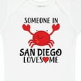 thumbnail image 4 of Inktastic Someone in San Diego Loves Me Boys or Girls Baby Bodysuit, 4 of 5