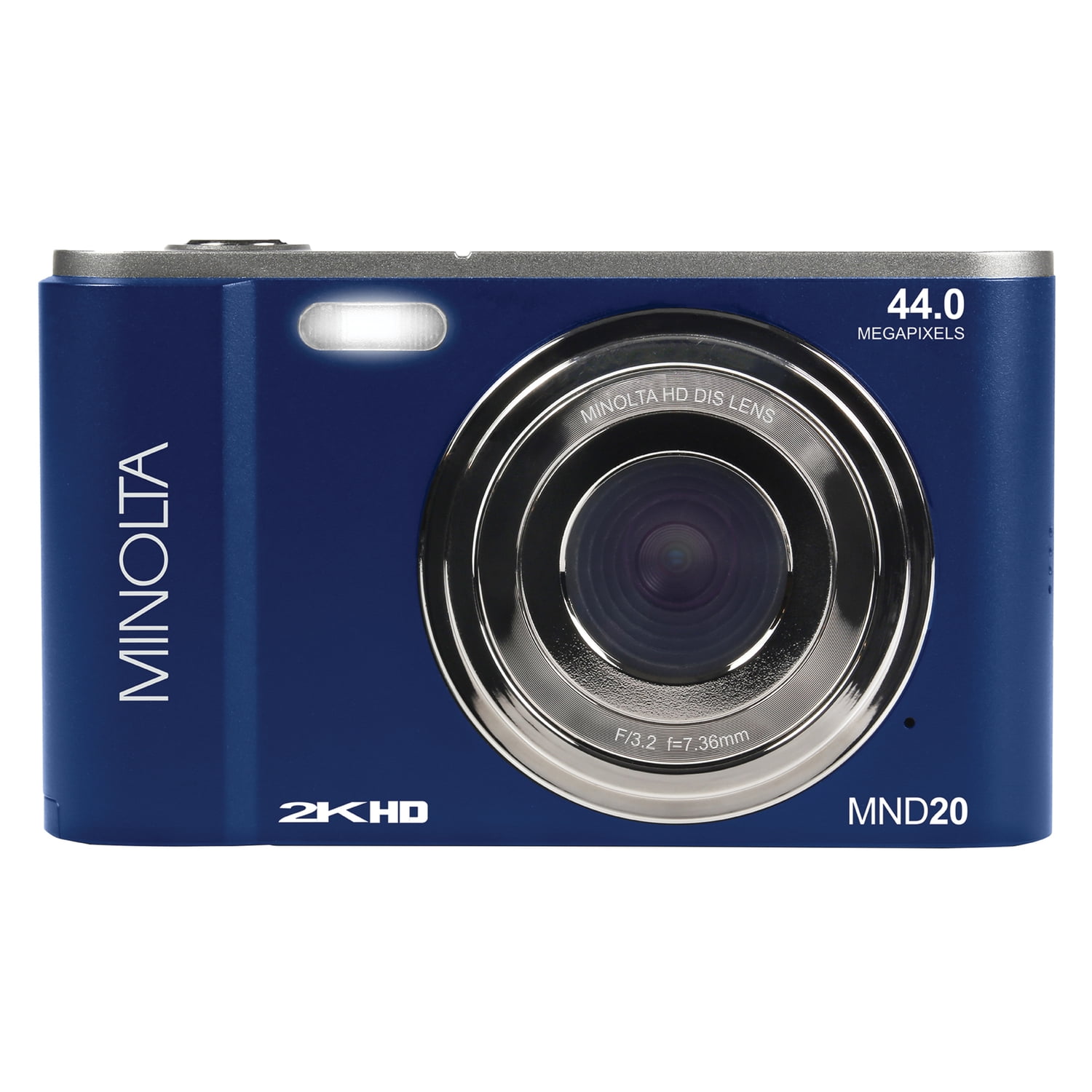 Minolta MND20BL MND20 16x Digital Zoom 44 MP/2.7K Ultra HD Digital