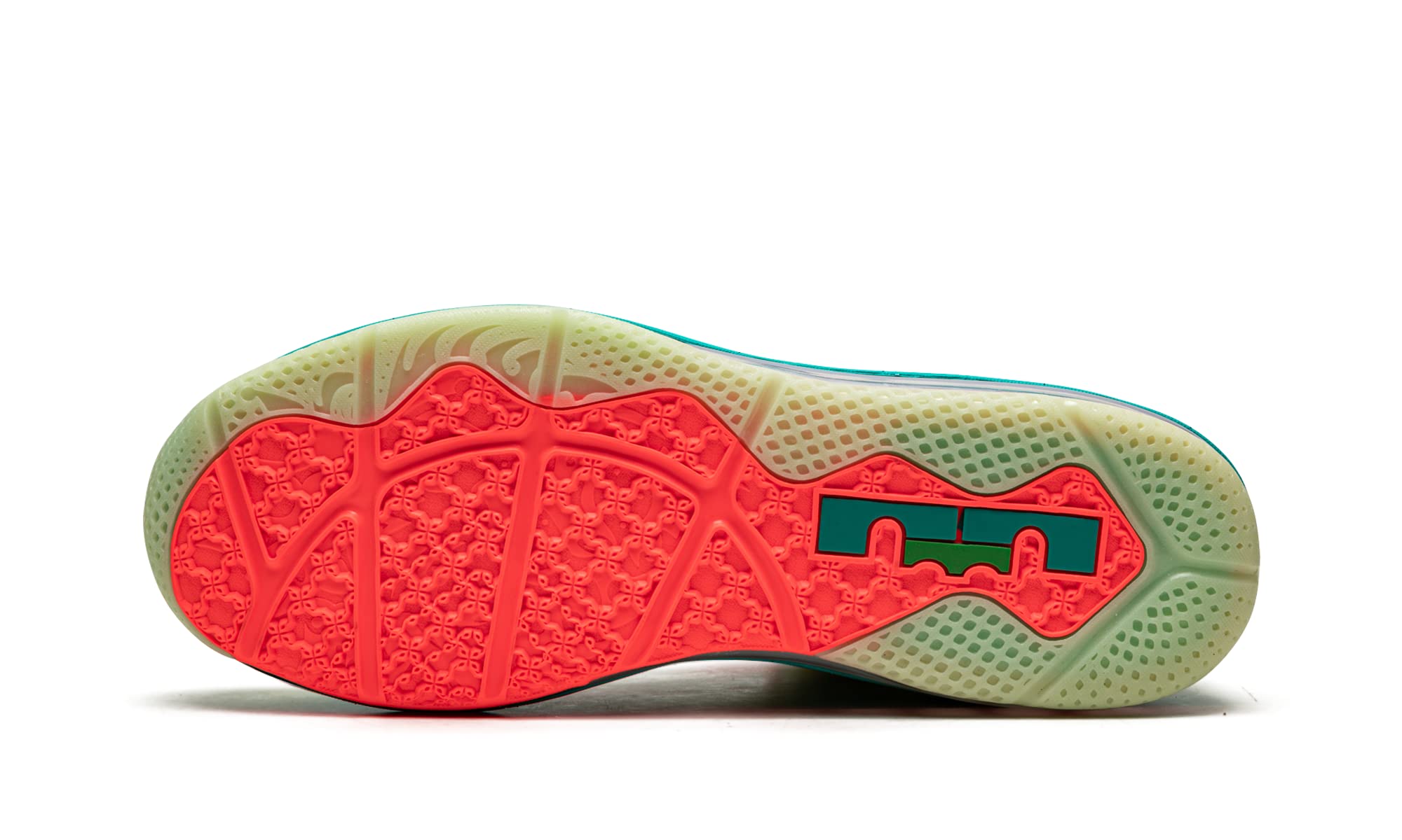 Men's Nike Lebron IX Low White Lime/Bright Mango (DO9355 300) - 10 - image 5 of 6