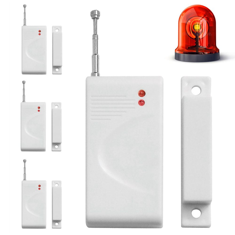 Door Window Alarm, 4Pack SuperSlim Wireless Window Door Entry Alarm