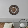 thumbnail image 4 of veasfak Horloges Murales Créatives Horloge Ronde Suspendue Sans Tic-Tac à Piles pour Intérieur, 4 of 7