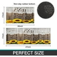 thumbnail image 3 of Sunflower Kitchen Rugs Mat Set of 2 Farmhouse Rustic Kitchen Rugs Kitchen Floor Mats Non Slip Washable Sunflower Kitchen Decor, 3 of 6