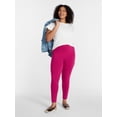 thumbnail image 3 of Terra & Sky Women's Plus High Waist Full Length Leggings, Sizes 0X-5X, 3 of 6