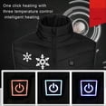 thumbnail image 4 of Qiopertar USB Intelligent Constant Temperature Heated Windproof Plus Size Coat For Men And Women Winter 2 Areas Heated Jacket Coat Clearance Free Shipping under $5 Saving Up To 90% Off, 4 of 8