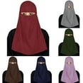 thumbnail image 1 of Cheers.US Single Layer Niqab, Saudi Style, Muslim Face Veil, Wholesale Price, 1pc, 1 of 2