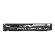 PNY NVIDIA GeForce RTX™ 5060 Ti OC Dual Fan, Graphics Card 16GB GDDR7, SFF-Ready, 2-Slot