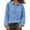 #002-Blue, variant on Nuoqisi Womens Solid Lapel Long Sleeves Button Down Shirt Top Casual Basic Office Blouse Blouses for Women Shirts Printed Wrinkle-Free Dressy Casual Blouse Spring Summer Trendy