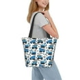 thumbnail image 2 of Disketp Blue Excavator Bolsa de Hombro Casual para Mujer, Bolso Cruzado para Compras, Viajes y Uso Diario, 2 of 6