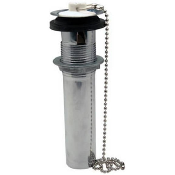 Master Plumber 1.25 x 5 in. Lavatory Drain Plug, Chrome