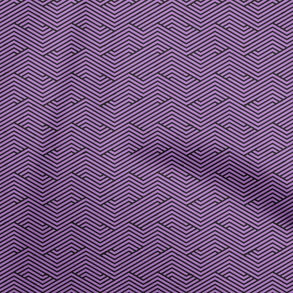 oneOone Polyester Spandex Purple Fabric Moire Sewing Material Print Fabric By The Yard 56 Inch Wide