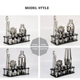 thumbnail image 4 of Cocktail 17 Pieces Stainless Steel Cocktail Shaker Set Bartender Kit Black Acrylic Shaker Tool Set Perfect Fruit Pin Set for Home or Parties, 4 of 7