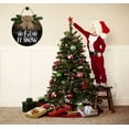 thumbnail image 3 of Eveokoki 11" Christmas Door Decoration Wooden Hanging Sign Printed With Let it Snow Sign,12In Rustic Farmhouse Door Sign Holiday Decor for Home Window Wall Indoor Outdoor Decorations, 3 of 5
