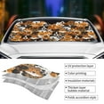 thumbnail image 5 of Bingfone Dogs Different Breeds Car Windshield Sun Shade Protector Keep Your Vehicle Cool Sun Shield Visor Cover Foldable For Car Truck Suv-Small, 5 of 9