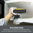 thumbnail image 2 of Bentgo MicroSteel Leak-Proof Lunch Box - Microwave-Safe, Oven-Safe, Bento-Style Container with Removable Divider, Airtight Lid, Sustainable Design, Odor & Stain Resistant (Carbon Black), 2 of 8
