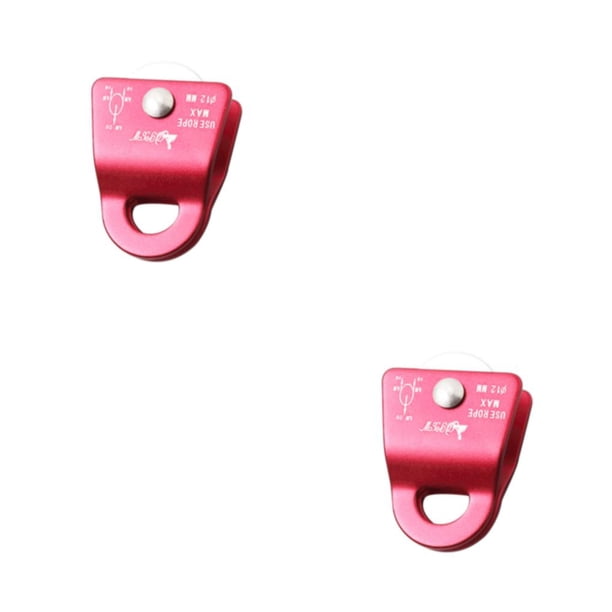 Polea de escalada Greeniant de aluminio 20KN Rojo 2Conjunto