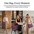 thumbnail image 3 of KXF Nylon Shoulder Bag for Women Trendy Large Capacity Handbag Multi-Pocket Crossbody Bag Fashion Handle Satchel Lightweight Waterproof Messenger Bag, 3 of 7