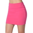 thumbnail image 1 of TheMoogan Women's Basic Stretch Cotton High Waist Double Layer Tube Mini Skirt, 1 of 7