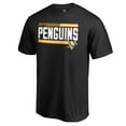 thumbnail image 2 of Men's Black Pittsburgh Penguins Iconic Collection On Side Stripe T-Shirt, 2 of 3
